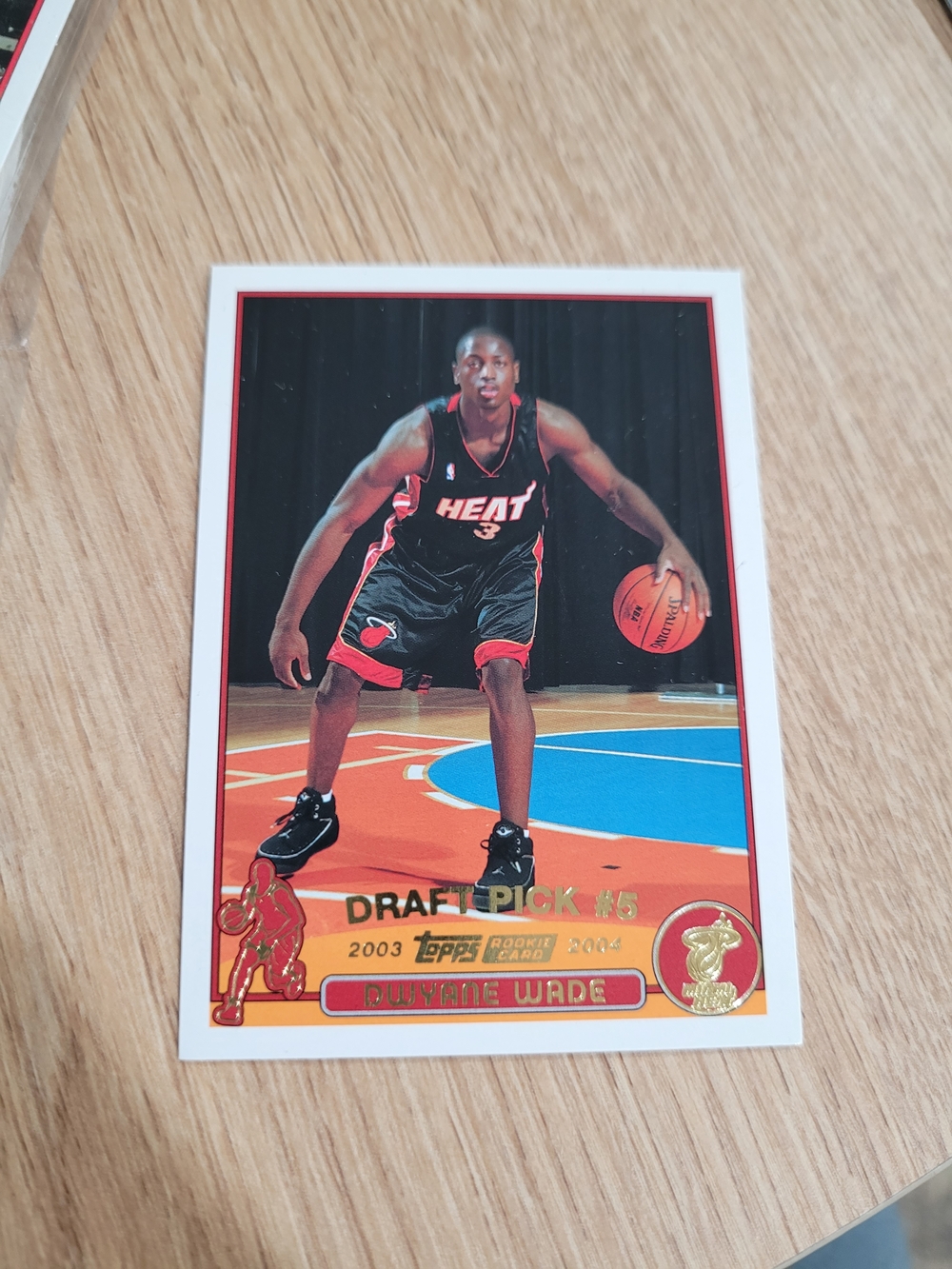 Topps Dwyane Wade Card - Red, White, Yellow